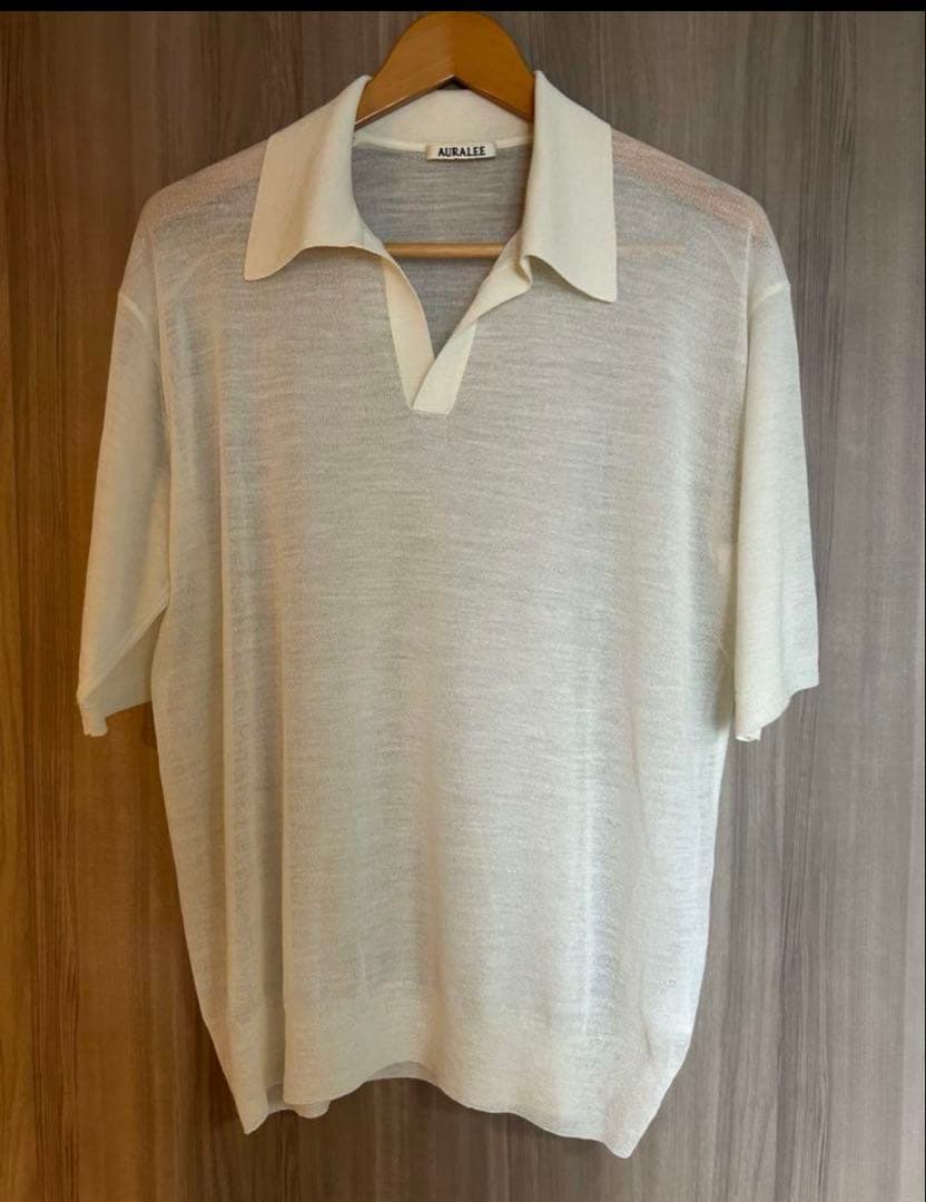 トップス AURALEE SKIPPER POLO