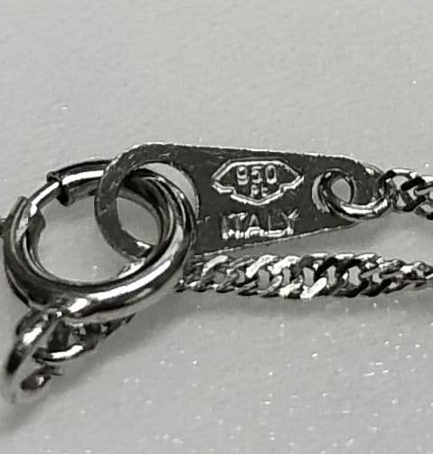 プラチナ950 チェーンネックレス 40cm