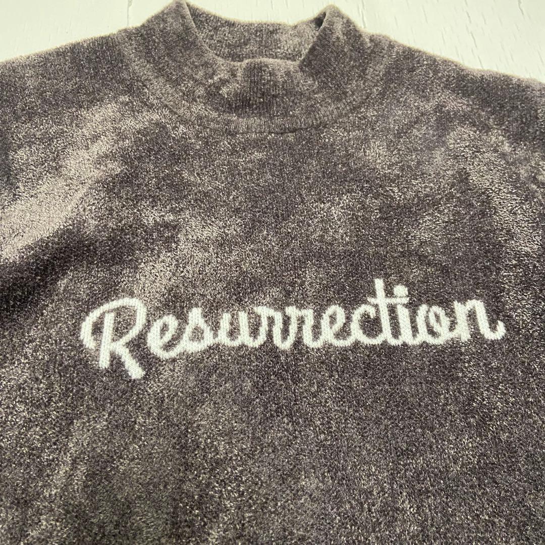 【美品】Resurrection レザレクション　ハイネックセーター グレー