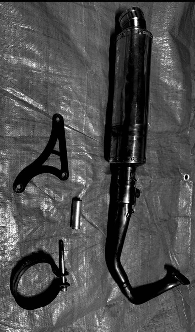 エキパイ檄吸い　gsr125、v125用BEAMS マフラー　定価5万