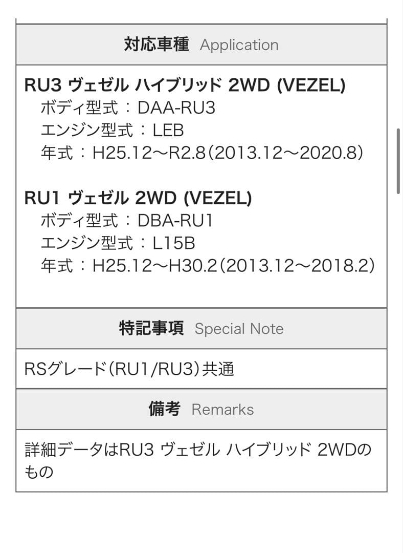 ホンダヴェゼル RU1 RU3 フジツボオーソライズRIVIDマフラーVEZEL