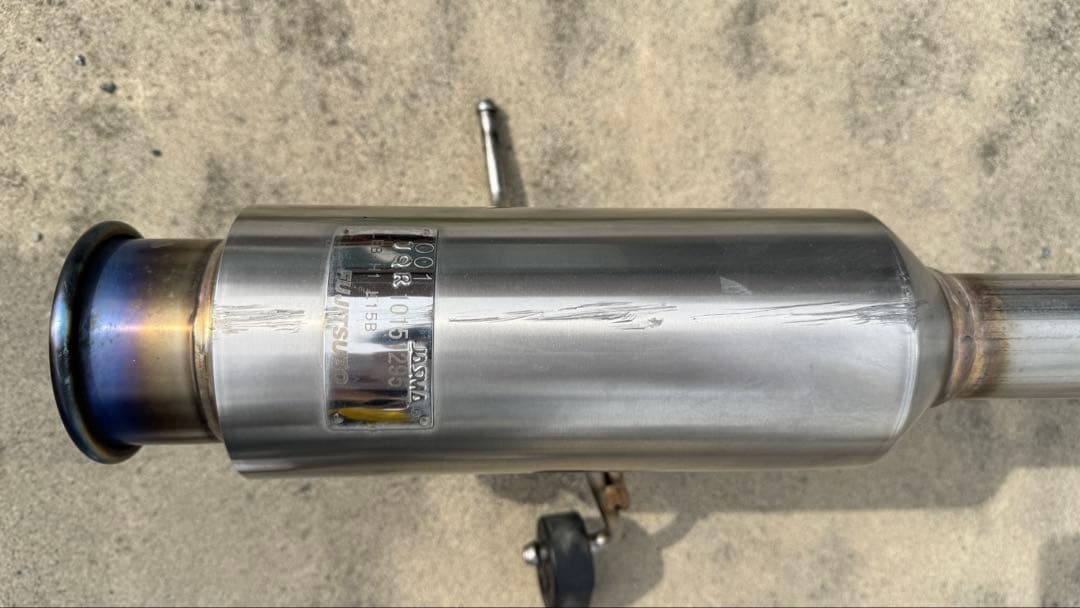 ホンダヴェゼル RU1 RU3 フジツボオーソライズRIVIDマフラーVEZEL