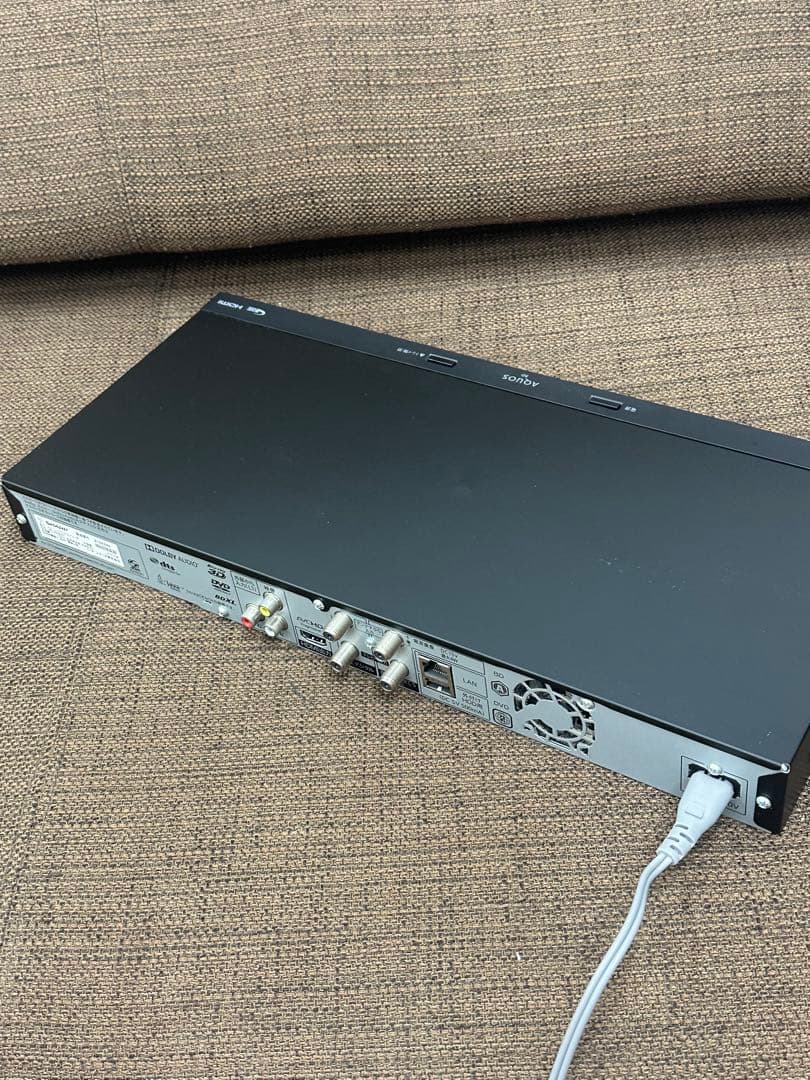 ⑧ SHARP ブルーレイレコーダー 2B-C05BW1 2019年製