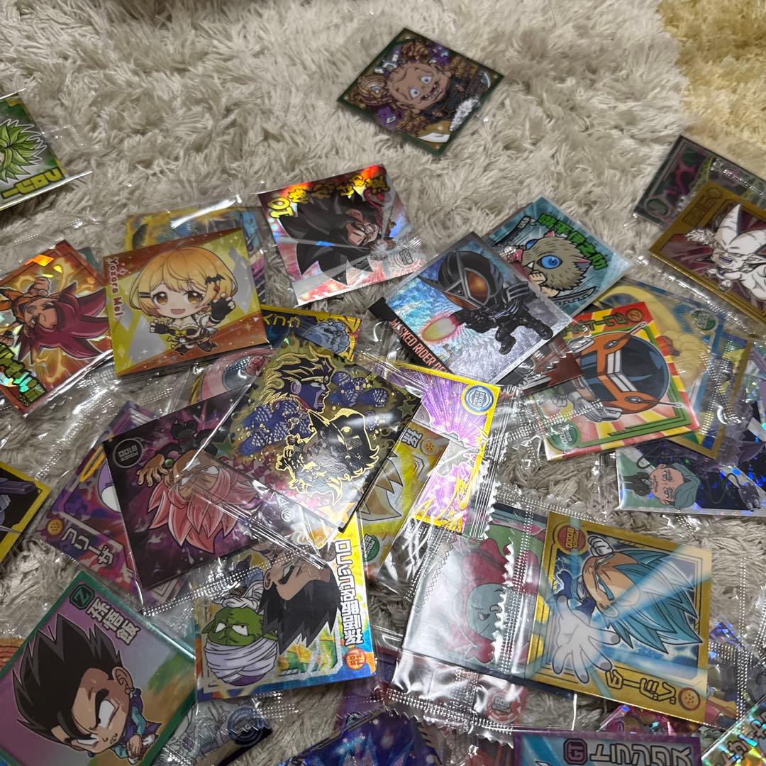 ワンピース、ドラゴンボール　他　ウエハースシール　まとめ売り【5473