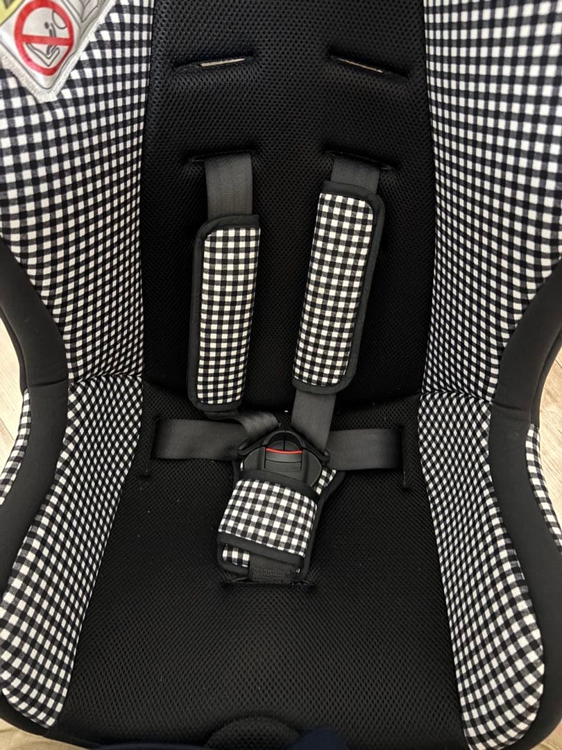 ジョイー Joie チルト キャノピー付 ギンガムチェック ブラック