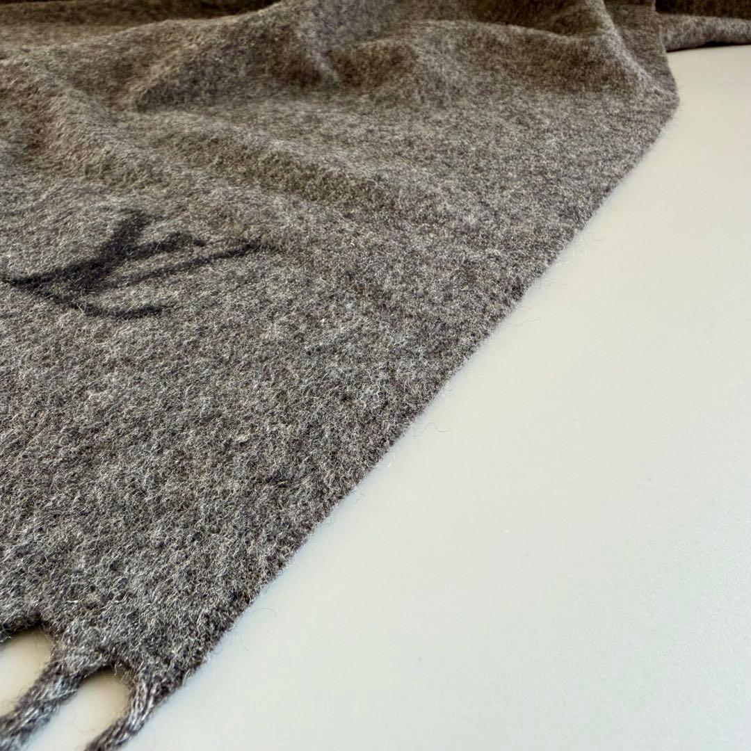 専用 ルイヴィトン マフラー カシミヤ100% LVロゴ メンズ レディース