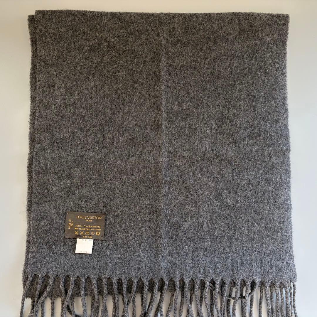 専用 ルイヴィトン マフラー カシミヤ100% LVロゴ メンズ レディース