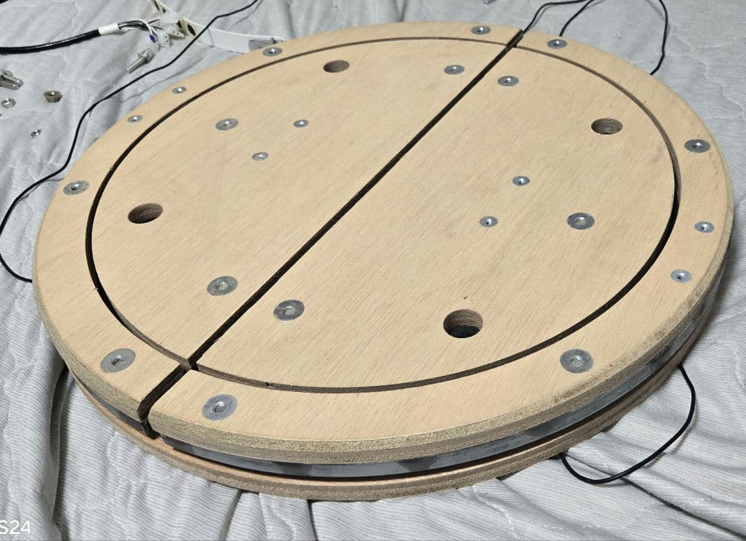 【おうち太鼓】AC互換基盤 新面+鉄板+サイレンサ+リムリング+台座 太鼓の達人