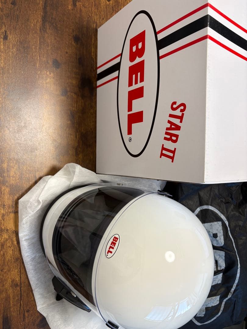 BELL STARⅡ ホワイト　B +COM付き