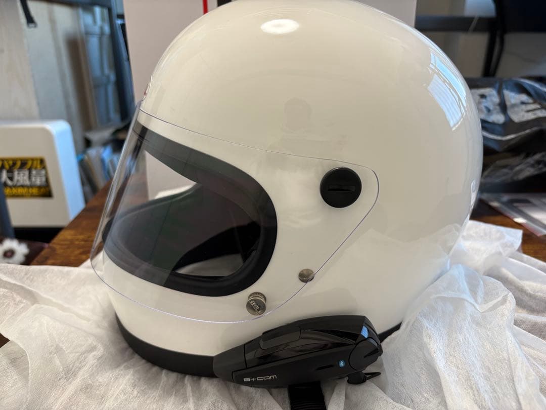 BELL STARⅡ ホワイト　B +COM付き