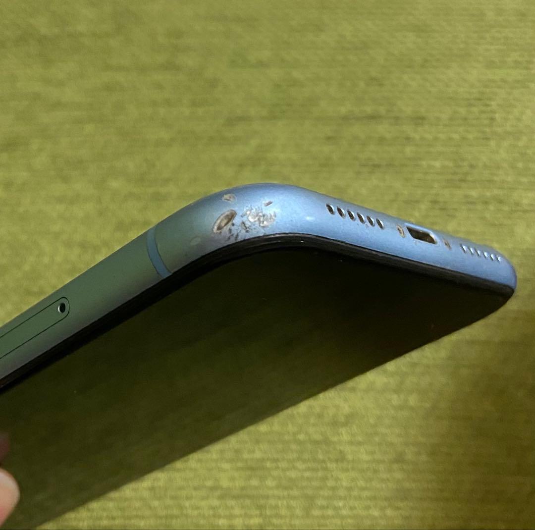 Apple iPhone XR ブルー 本体　64GB ジャンク品