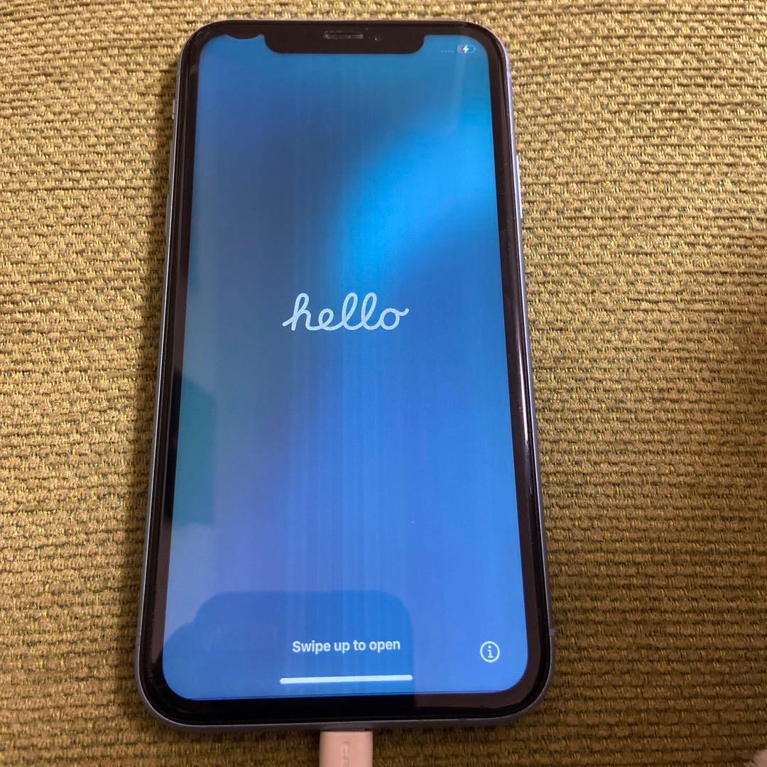 Apple iPhone XR ブルー 本体　64GB ジャンク品