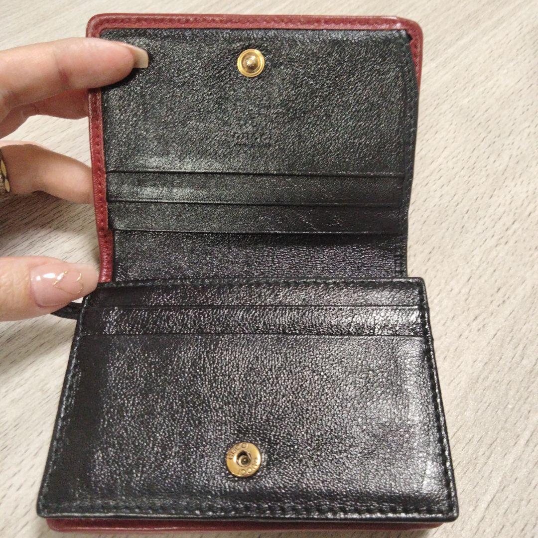 【美品】GUCCI グッチGGキルティングコンパクトウォレット