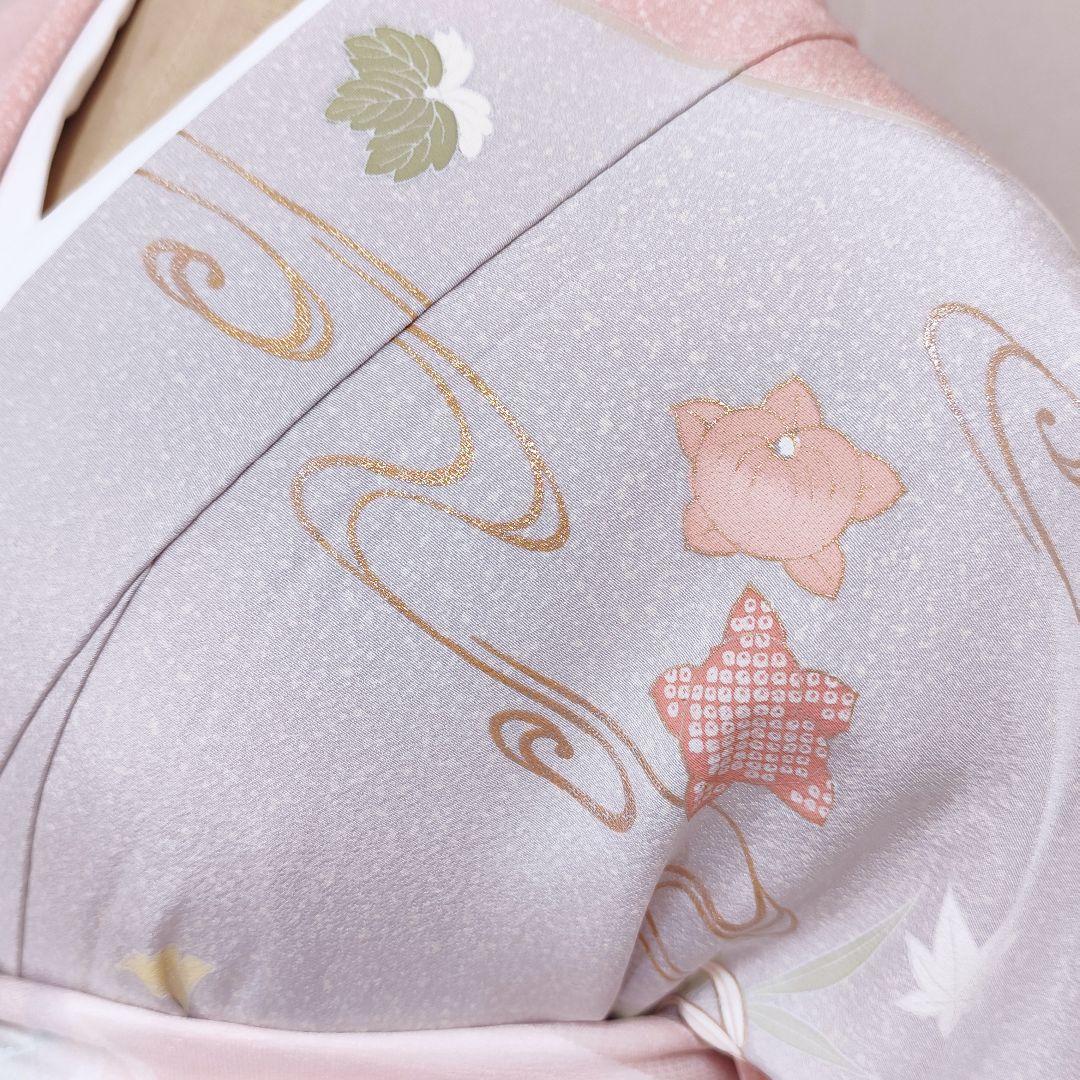 ❰6391❱ フルセット　訪問着　袋帯　帯〆　帯揚げ　正絹 入学式 七五三　着物