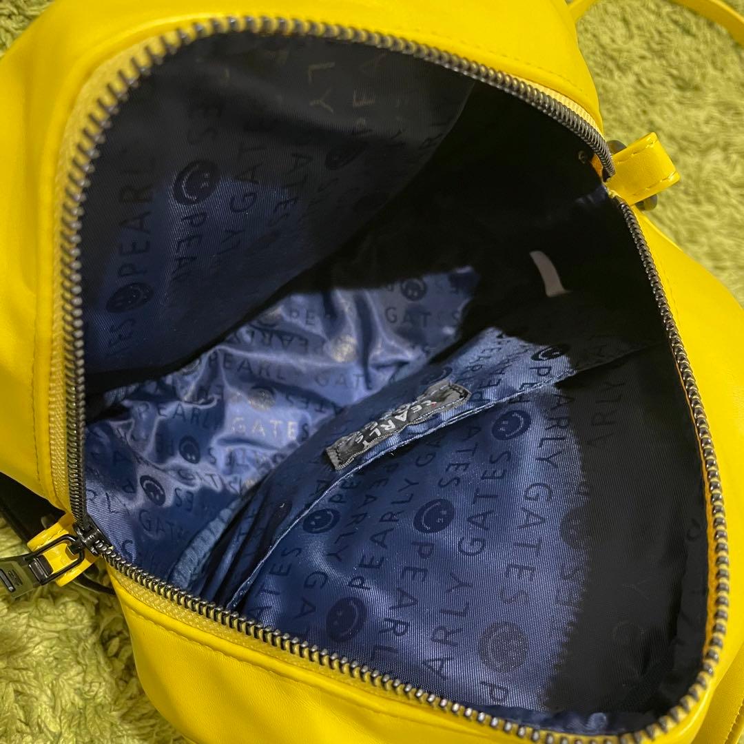 パーリーゲイツ PEARLYGATES ショルダーバッグ ニコちゃん イエロー