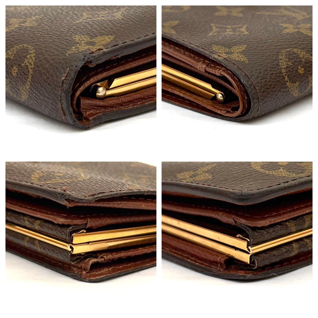 ルイヴィトン モノグラム ポルトフォイユ ヴィエノワ がま口 財布 美品