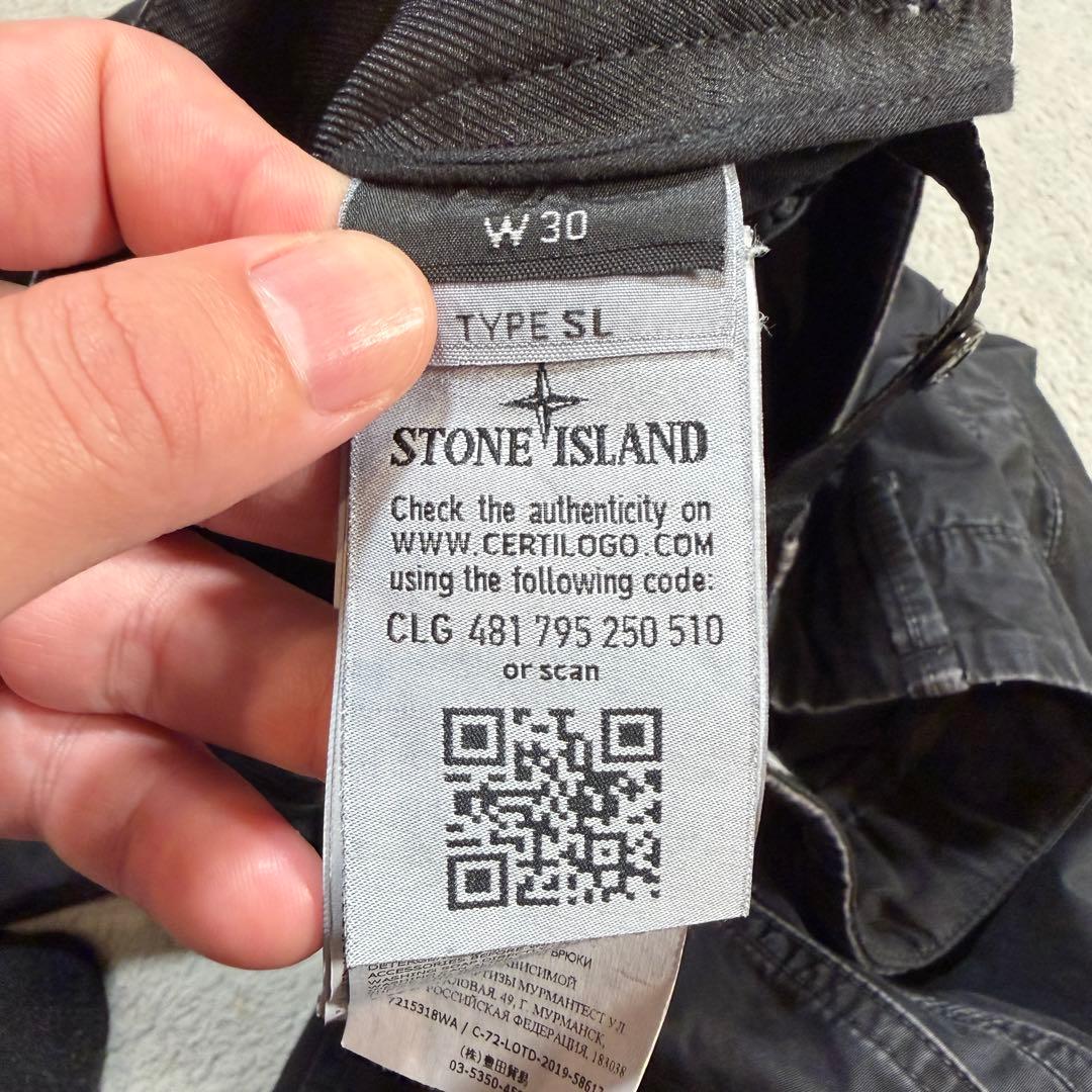 ストーンアイランド　カーゴパンツ　30サイズ　ブラック　7215318WA