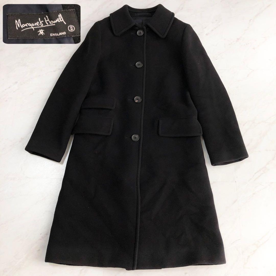【希少✨️マーガレットハウエル】 イングランド カシミヤ コート ヘリンボーン