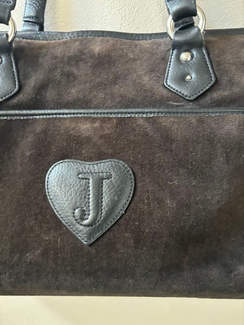 メ*6様 Juicy Couture ベロア トートバッグ ブラウン archi