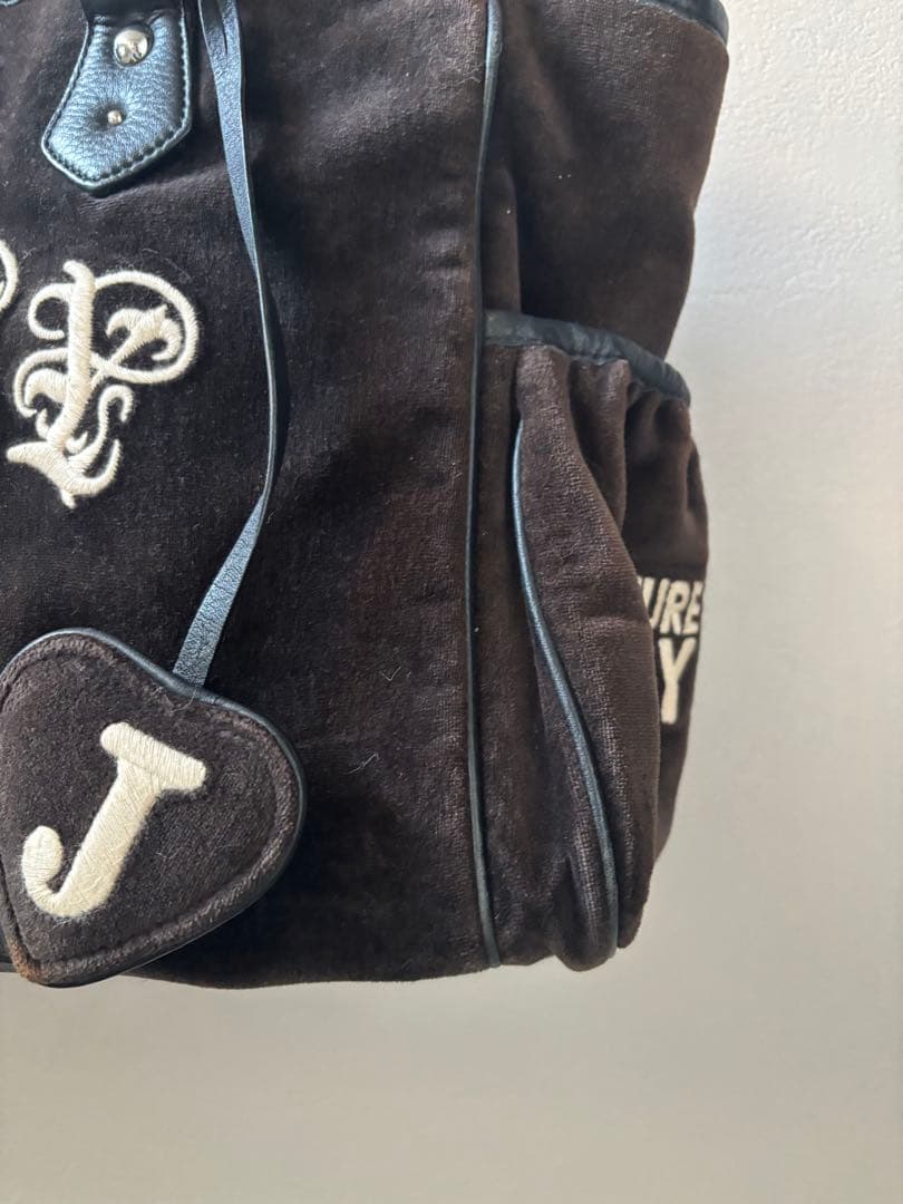 メ*6様 Juicy Couture ベロア トートバッグ ブラウン archi