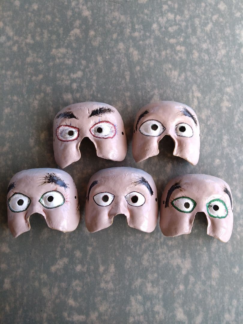 神楽面　和尚さん