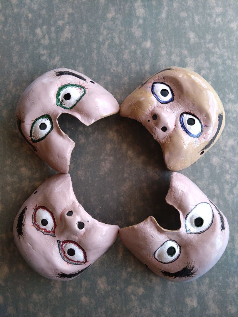 神楽面　和尚さん