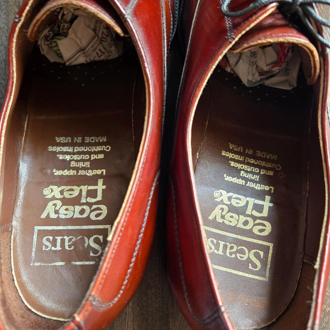 SEARS 99 シアーズ ウイングチップ レザーシューズ 70’ヴィンテージ