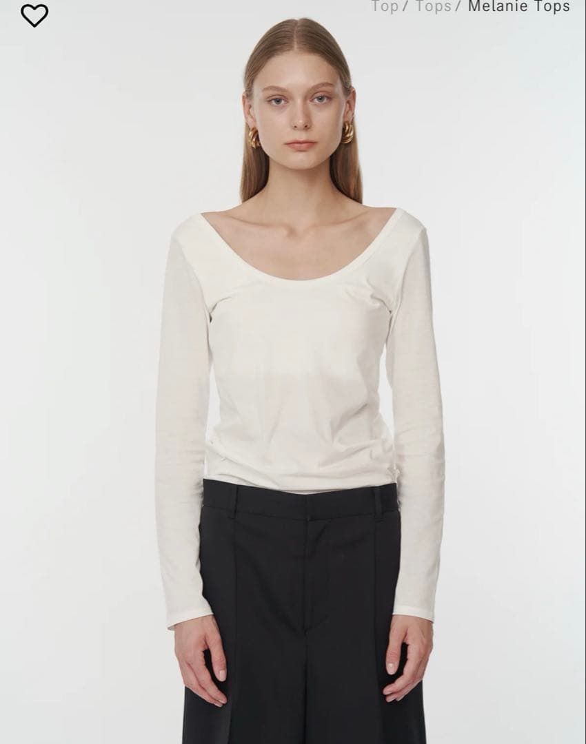 Gajess Melanie Tops ブラック　36