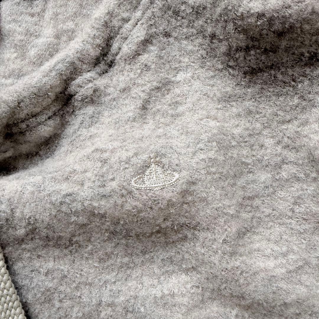 美品✨ヴィヴィアンウエストウッド　ウールワンピース　パーカー風　パワーショルダー