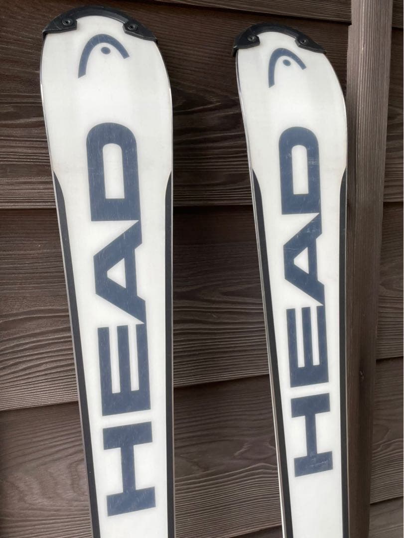 HEAD スキー 板 青 白 バインディング付き