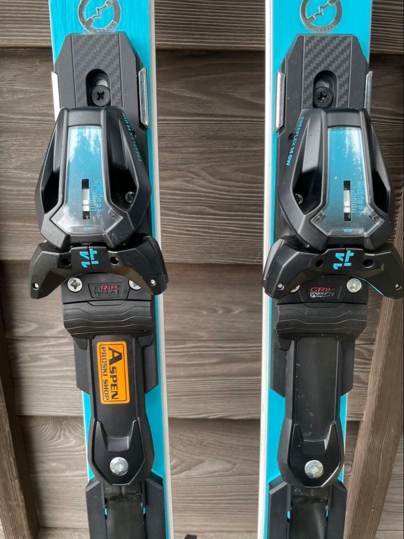 HEAD スキー 板 青 白 バインディング付き