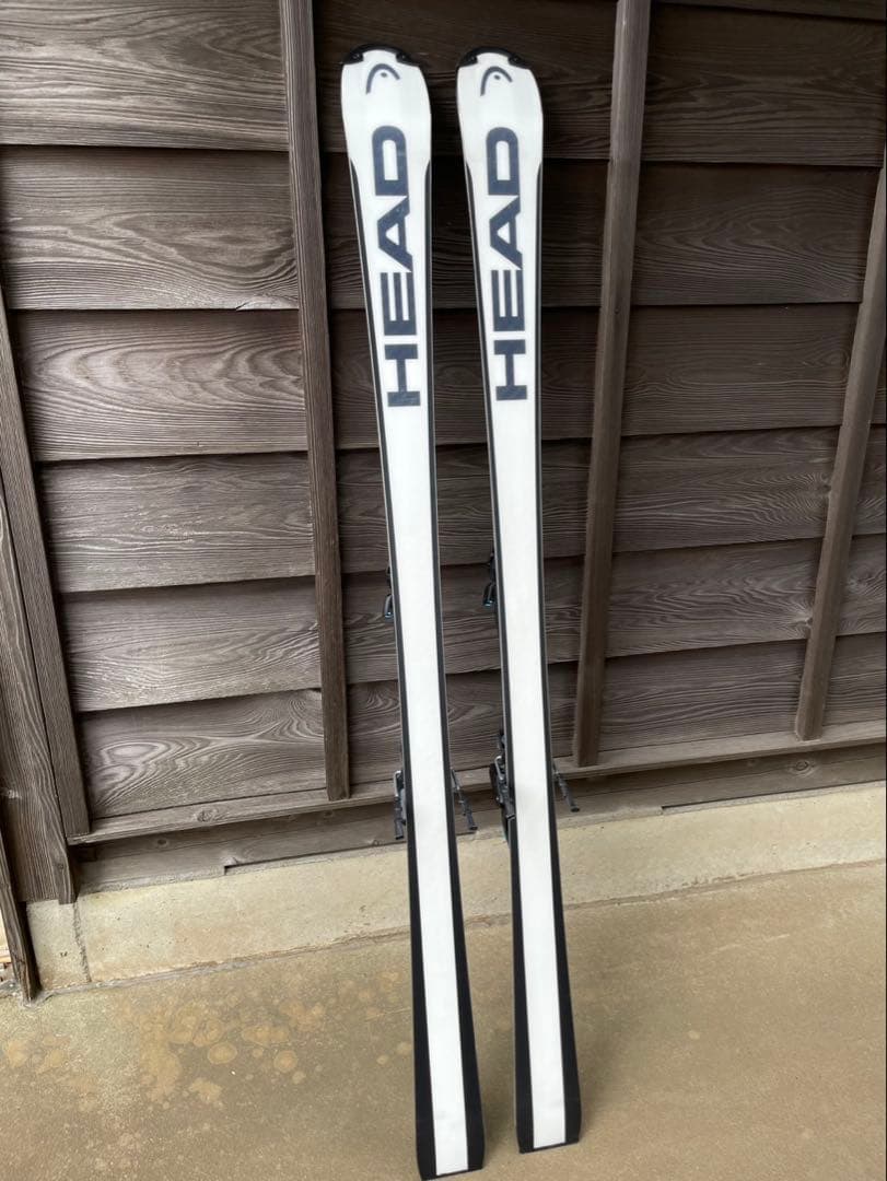 HEAD スキー 板 青 白 バインディング付き