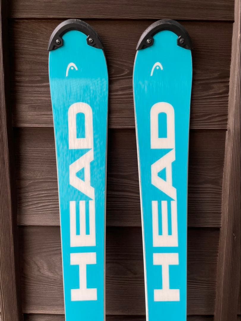 HEAD スキー 板 青 白 バインディング付き