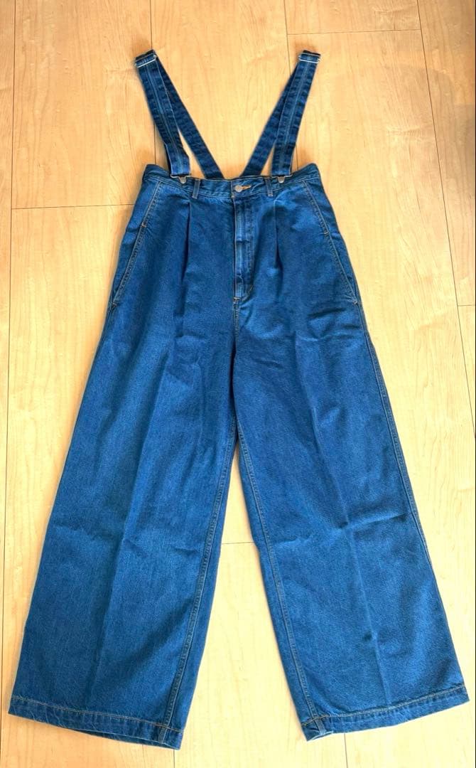 【大人気のGEMINI】ほぼ新品⭐︎サスペンダーデニムパンツ