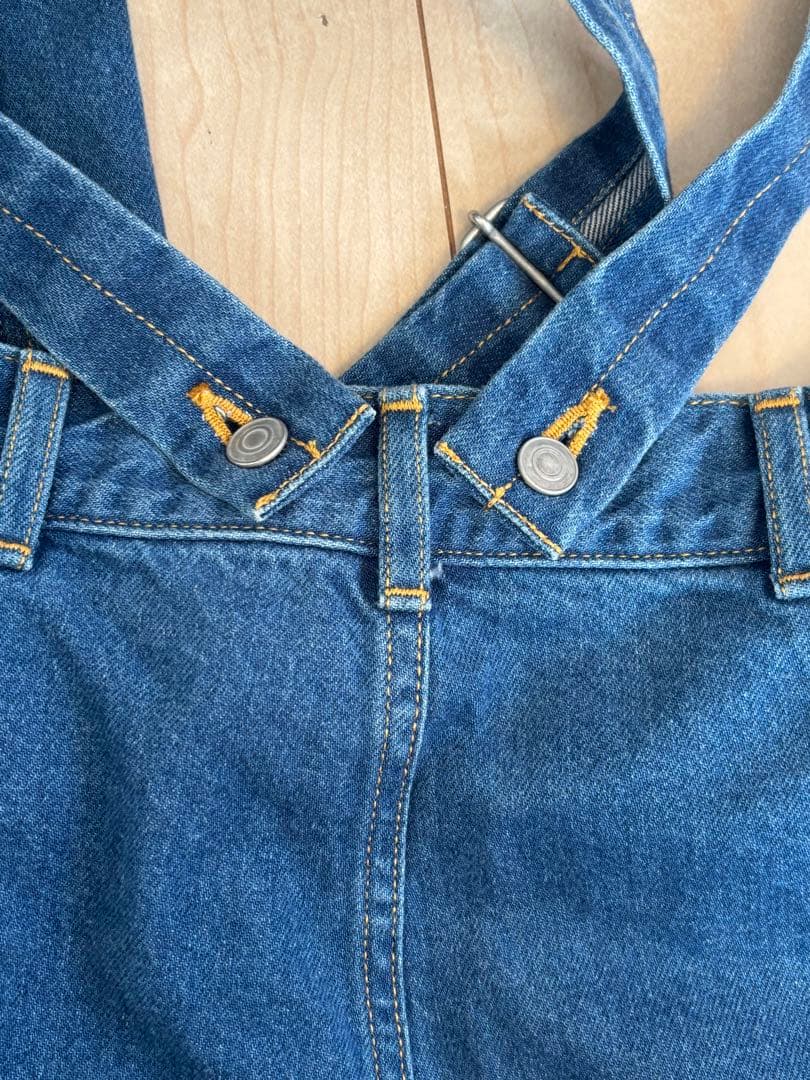 【大人気のGEMINI】ほぼ新品⭐︎サスペンダーデニムパンツ