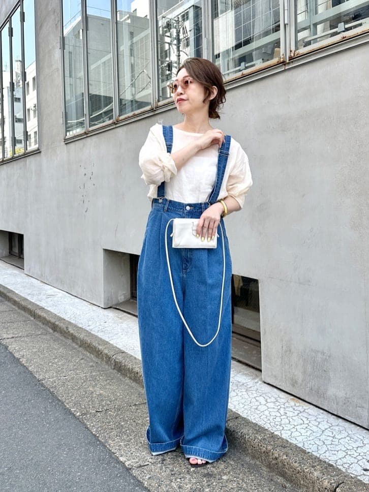 【大人気のGEMINI】ほぼ新品⭐︎サスペンダーデニムパンツ