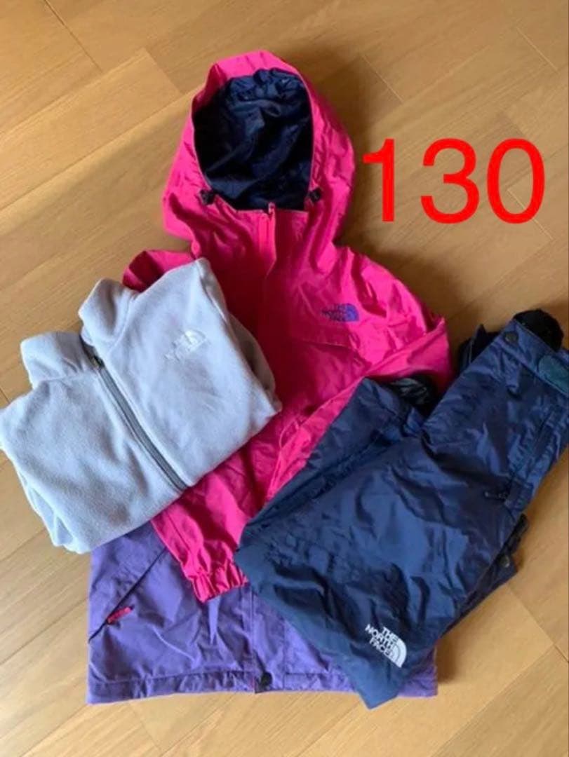 THE NORTH FACE キッズ　スキーウェア4点セット　130