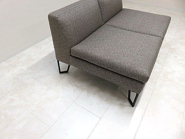 展示品 　フクラ「フィナンシェ」アームレス2人掛けソファ　2Pソファ　35万円