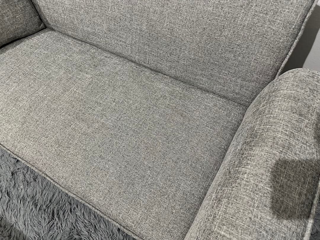 [幅143] 2人掛けソファ リクライニング ソファ天然木脚 LOWYA