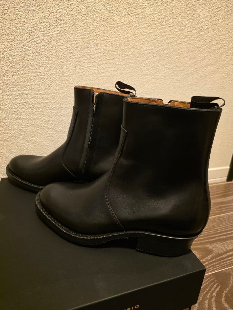 ローリングダブトリオ　GLEANERS ZIP Box Calf　26cm