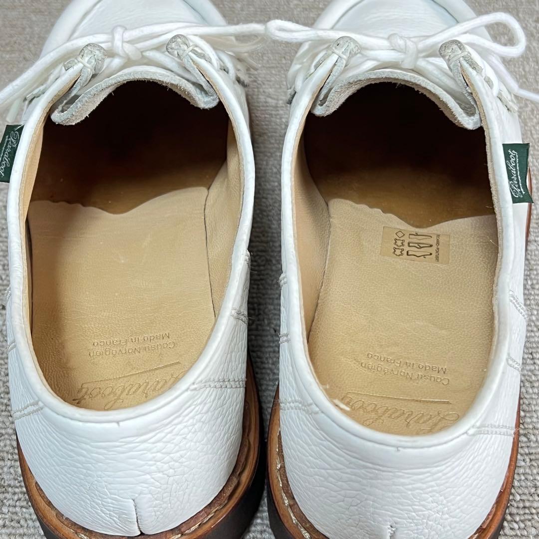 美品✨パラブーツ Paraboot ミカエル ホワイト シボ革 40