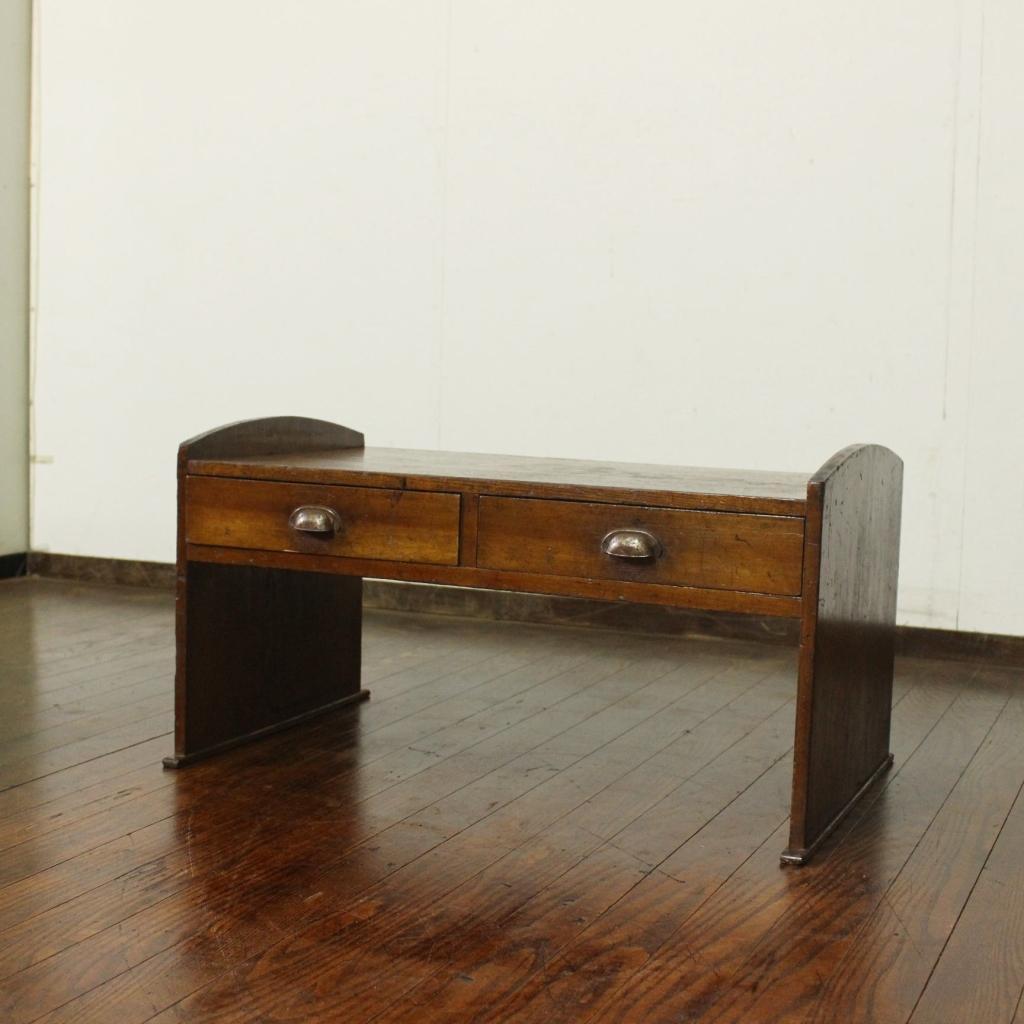 味のある文机！抽斗3杯！座敷机/ローボード/テレビ台/店舗/座卓ちゃぶ台テーブル