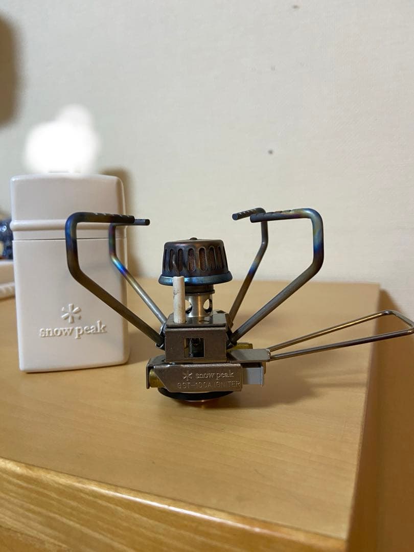  peak ギガパワーストーブチタン地オート　GST-100Aケース付属