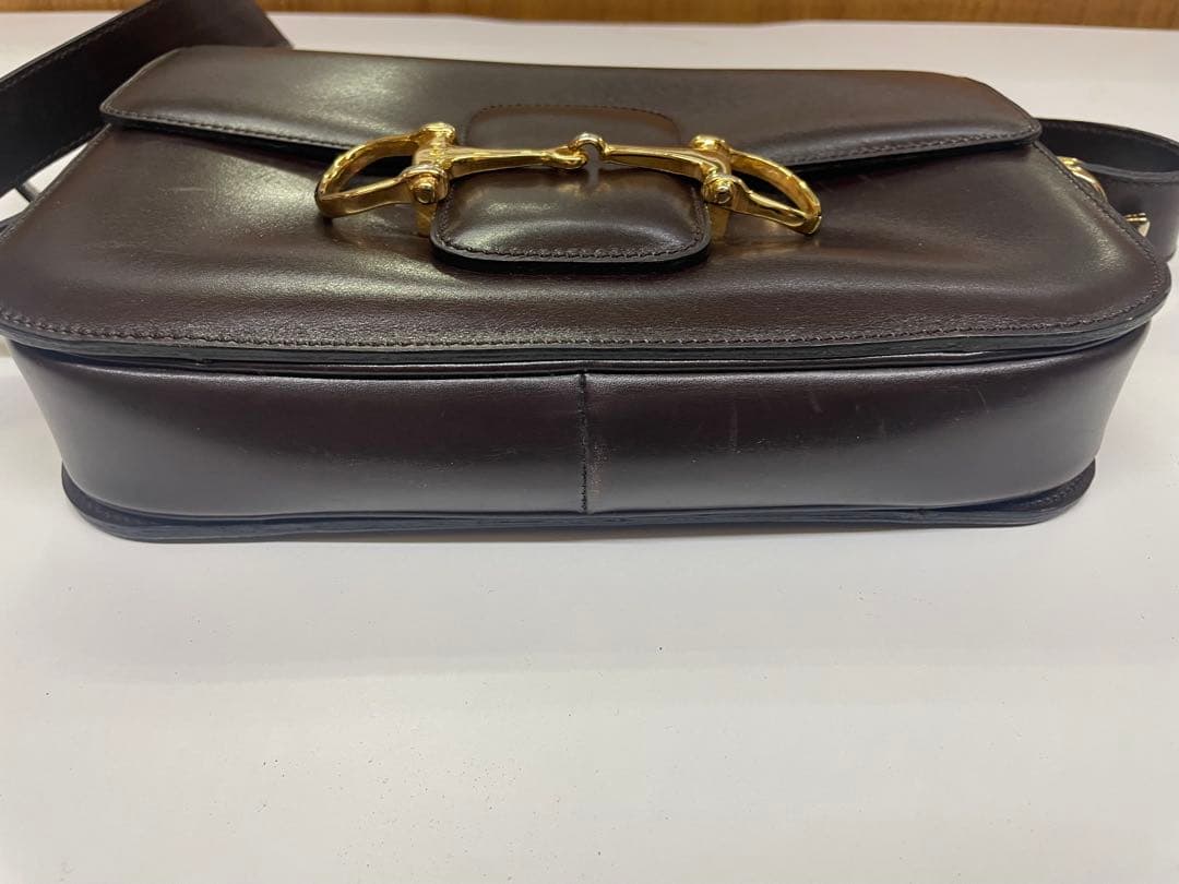 セリーヌ CELINE ホースビット レザー ショルダーバッグ ヴィンテージ