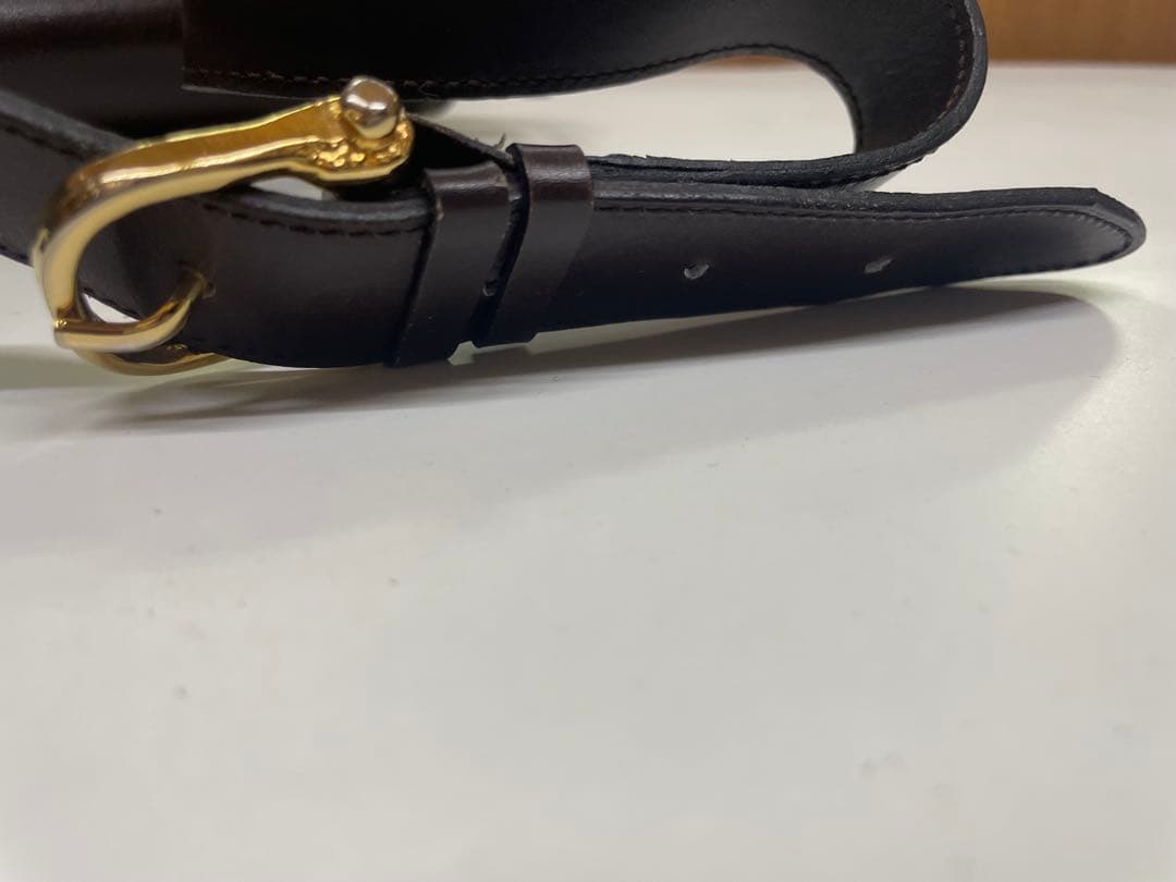 セリーヌ CELINE ホースビット レザー ショルダーバッグ ヴィンテージ