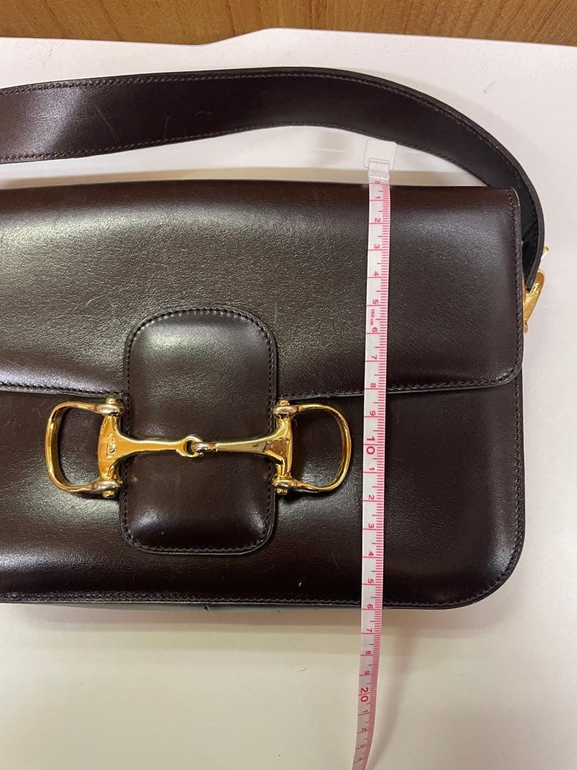 セリーヌ CELINE ホースビット レザー ショルダーバッグ ヴィンテージ