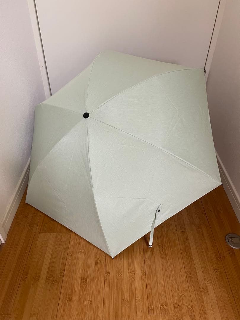 【使用3回美品】サンバリア 100 2段折コンパクト moku グリーン