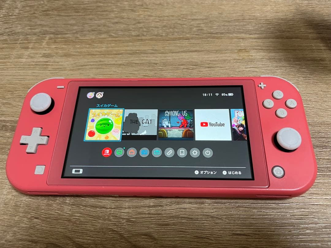 Nintendo Switch Lite ピンク 本体　充電器　SDカード付き