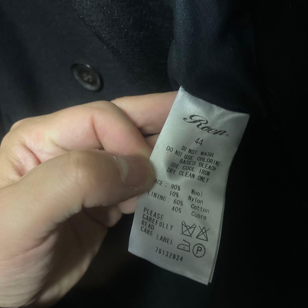 美品！！Roen Pコート 美品 定価8万　スワロフスキー