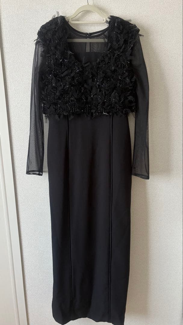 niana フリンジグリッターベストセットドレス